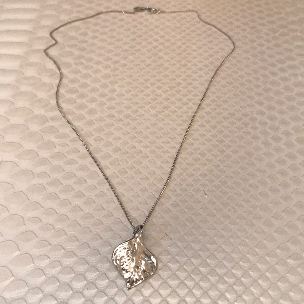 Vail Colorado leaf necklace
